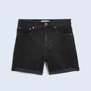 Madewell Black Denim Shorts